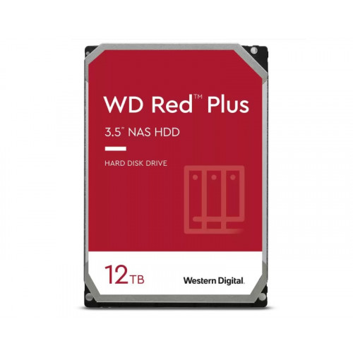 Hard disk WD 12TB 3.5 inča SATA III 256MB Red Plus - Hard disk za video nadzor Hard disk WD 12TB 3.5 inča SATA III 256MB Red Plus - Hard disk za video nadzor