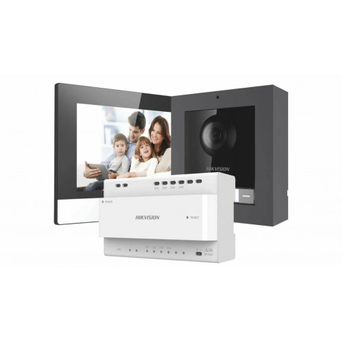 Komplet 2-Wire video interfonskog sistema DS-KIS702 - Video interfoni Komplet 2-Wire video interfonskog sistema DS-KIS702 - Video interfoni