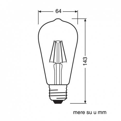 LED filament sijalica toplo bela 4W OSRAM - Led sijalice LED filament sijalica toplo bela 4W OSRAM - Led sijalice