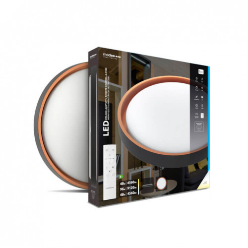 LED plafonjera crna 96W toplo, hladno, dnevna svetlost - Led plafonjere LED plafonjera crna 96W toplo, hladno, dnevna svetlost - Led plafonjere