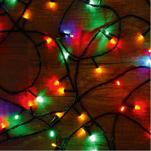 Lampice za jelku sa 50 višebojnih LED dioda - Dekorativna rasveta Lampice za jelku sa 50 višebojnih LED dioda - Dekorativna rasveta