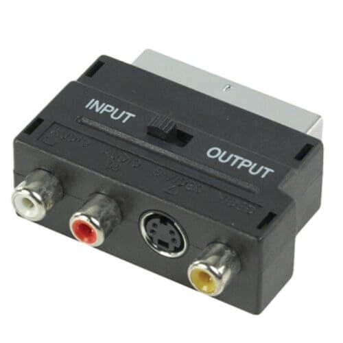 Skart adapter na 3RCA sa prekidačem In/Out S3 - Instalaciona oprema Skart adapter na 3RCA sa prekidačem In/Out S3 - Instalaciona oprema