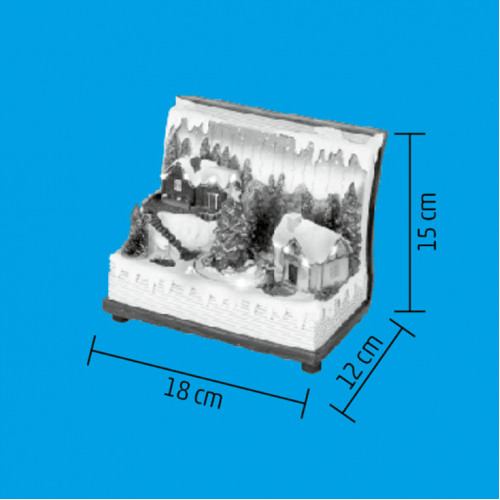 Svetleća LED diorama "knjiga" - Dekorativna rasveta Svetleća LED diorama "knjiga" - Dekorativna rasveta