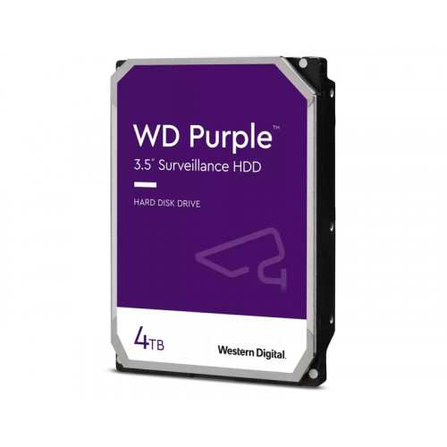Purple hard disk WD 4TB 3.5 inča SATA III IntelliPower - Hard disk za video nadzor
