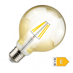 Filament LED sijalica dimabilna toplo bela 6W