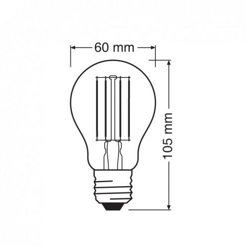 LED filament sijalica toplo bela 7.5W LEDVANCE - Led sijalice