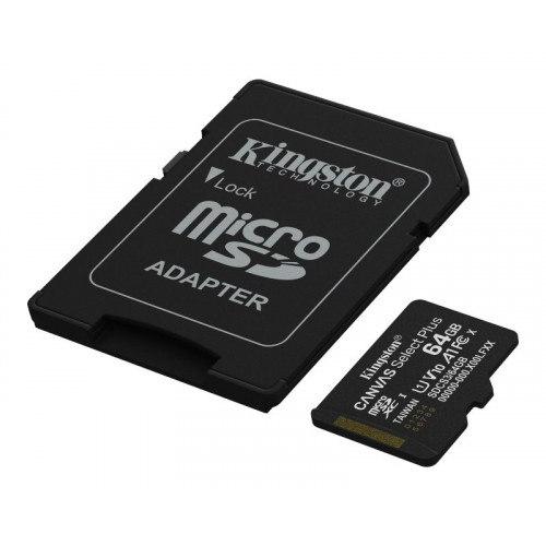Memorijska kartica U1 V10 SDXC 64GB Canvas Kingston - Memorijske kartice Memorijska kartica U1 V10 SDXC 64GB Canvas Kingston - Memorijske kartice