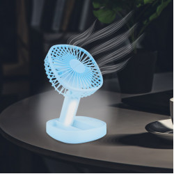 PROSTO stoni USB mini ventilator plavi