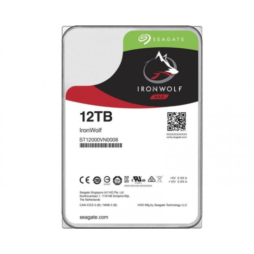 SEAGATE 12TB 3.5 inča Ironwolf hard disk - Hard disk za video nadzor
