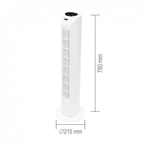 Stubni ventilator sa displejem 45W beli - Stubni ventilatori Stubni ventilator sa displejem 45W beli - Stubni ventilatori