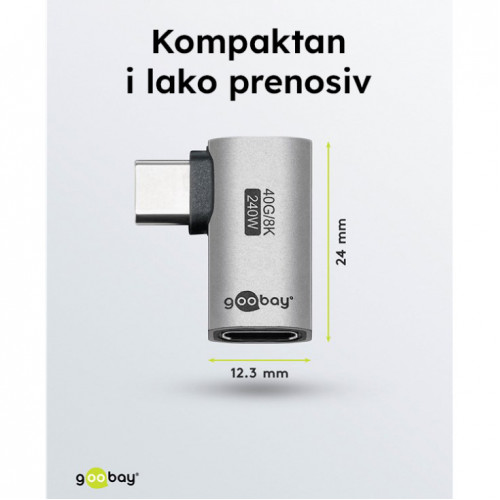 USB-C adapter ugaoni - Instalaciona oprema USB-C adapter ugaoni - Instalaciona oprema