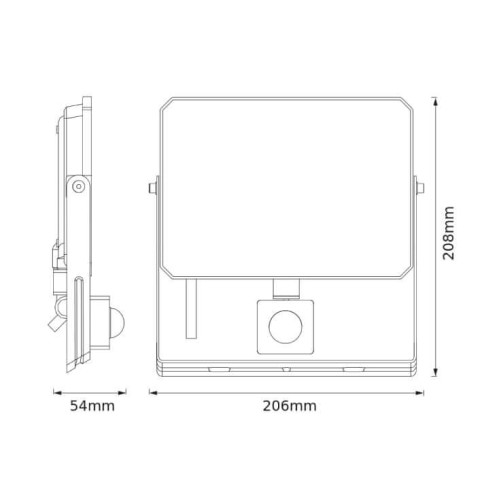 LED Reflektor 50W PIR Senzor OSRAM 4099854489822E - Reflektor sa senzorom