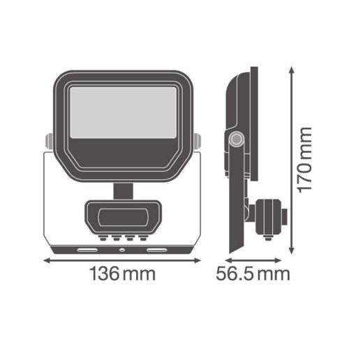 LED Reflektor 8W PIR Senzor LEDVANCE 4099854306808E - Reflektor sa senzorom