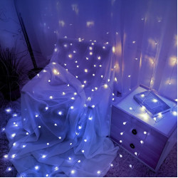 Lampice za jelku sa 100 hladno belih LED dioda 10m