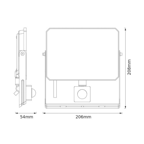 OSRAM LED Reflektor 50W sa PIR Senzorom 6500K - Reflektor sa senzorom