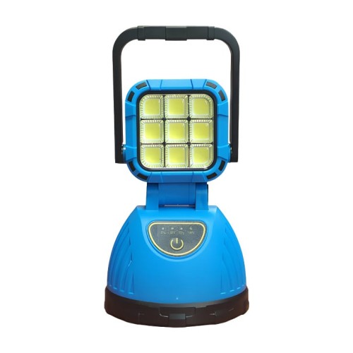 Prenosni Punjivi LED Reflektor sa Solarnim Panelom i Power Bank - Solarni reflektori