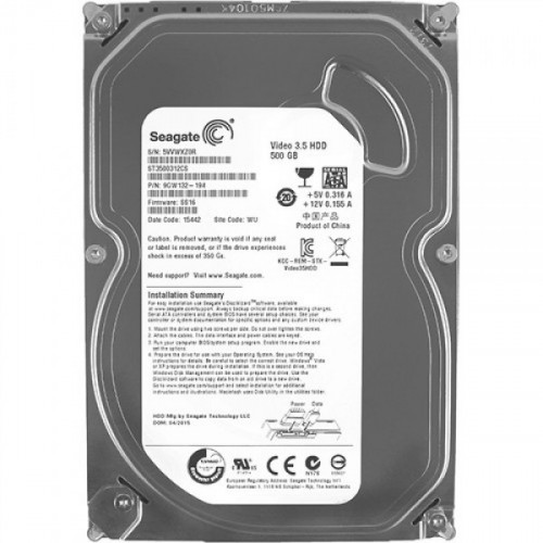 SEAGATE HDD 3.5  500GB SLIM SATA - Hard disk za video nadzor SEAGATE HDD 3.5  500GB SLIM SATA - Hard disk za video nadzor