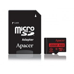 APACER UHS-I U1 MicroSDXC 128GB class 10 + Adapter AP128GMCSX10U5-R