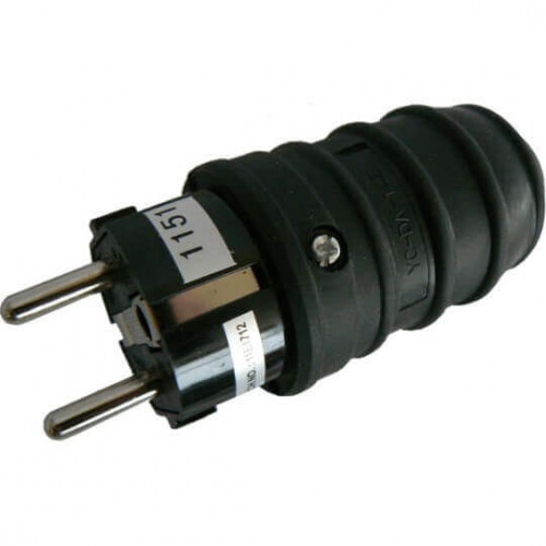 Pm-31 16A 250V-3680W- Dvopolni Gumeni Utikac Pm-31 16A 250V-3680W- Dvopolni Gumeni Utikac