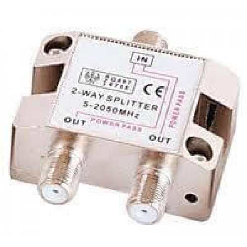 Spliter 1/2 5-1000 Mhz Sa Dc Prolazom - Instalaciona oprema Spliter 1/2 5-1000 Mhz Sa Dc Prolazom - Instalaciona oprema