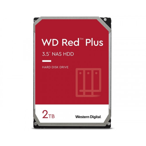 WD 2TB 3.5 SATA III 128MB WD20EFZX Red PlusHard disk za video nadzor WD 2TB 3.5 SATA III 128MB WD20EFZX Red PlusHard disk za video nadzor