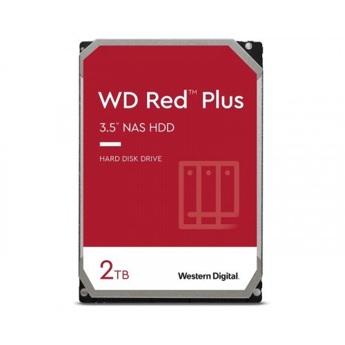 WD 2TB 3.5 SATA III 128MB WD20EFZX Red PlusHard disk za video nadzor
