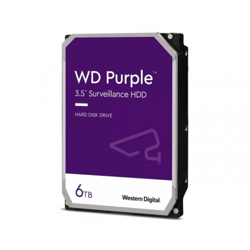 WD 6TB 3.5 SATA III 64MB IntelliPower WD63PURZ PurpleHard disk za video nadzor WD 6TB 3.5 SATA III 64MB IntelliPower WD63PURZ PurpleHard disk za video nadzor