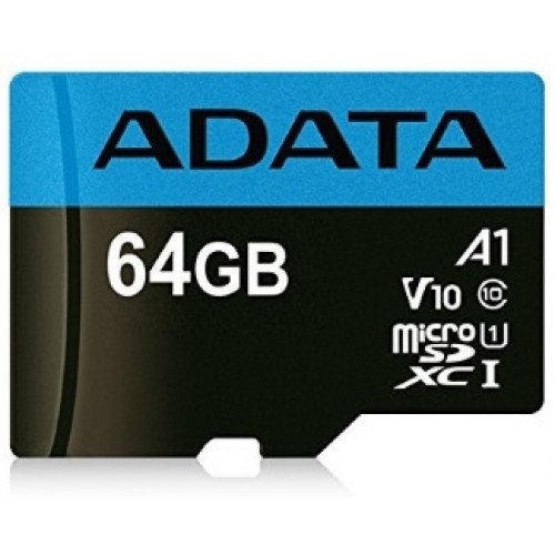 A-DATA UHS-I MicroSDXC 64GB class 10 + adapter AUSDX64GUICL10A1-RA1Hard disk za video nadzor