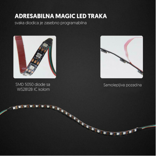Adresabilna magic RGB LED trakaLed trake Adresabilna magic RGB LED trakaLed trake