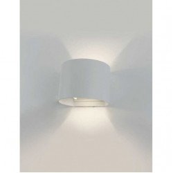Baštenska Zidna LED lampa 6W bela elegant