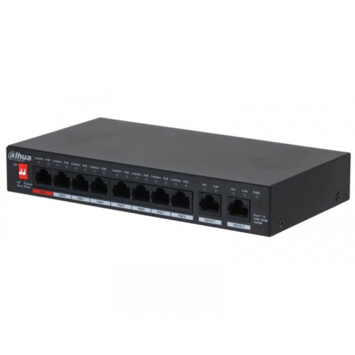 DAHUA PFS3010-8GT-96-V2 8port Ethernet PoE switchEthernet PoE svičevi DAHUA PFS3010-8GT-96-V2 8port Ethernet PoE switchEthernet PoE svičevi