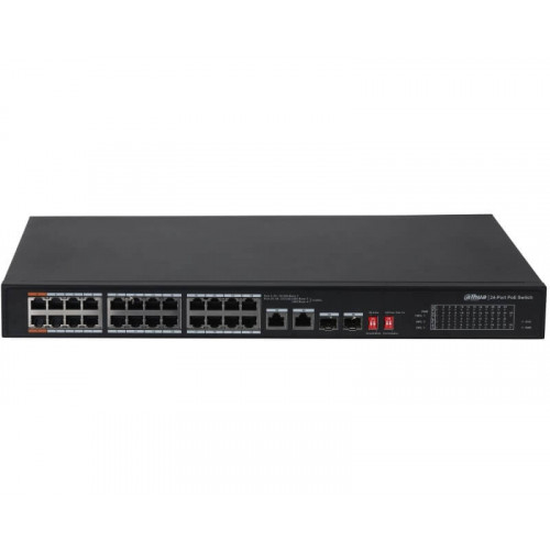 DAHUA PFS3226-24ET-240 24port Unmanaged PoE switchEthernet PoE svičevi DAHUA PFS3226-24ET-240 24port Unmanaged PoE switchEthernet PoE svičevi