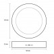 LED nadgradni panel 12W dnevno svetlo, okrugliLed paneli LED nadgradni panel 12W dnevno svetlo, okrugliLed paneli