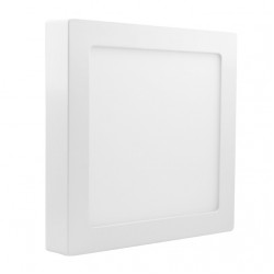 LED panel lampa 18W toplo bela nadgradni kvadrat Prosto