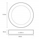 LED panel lampa 6W dnevno svetlo nadgradni ProstoLed paneli LED panel lampa 6W dnevno svetlo nadgradni ProstoLed paneli