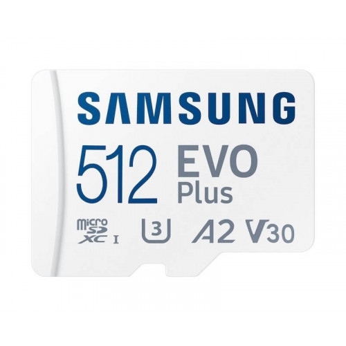 SAMSUNG EVO PLUS MicroSD Card 512GB class 10 + Adapter MB-MC512KAHard disk za video nadzor SAMSUNG EVO PLUS MicroSD Card 512GB class 10 + Adapter MB-MC512KAHard disk za video nadzor