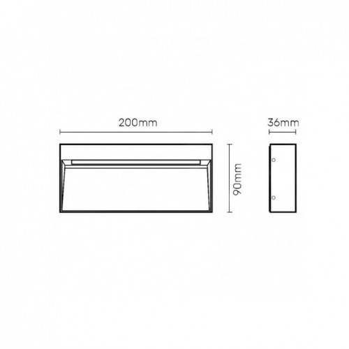 Zidna LED lampa 5.6WLed spoljna rasveta