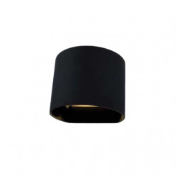 Zidna LED lampa 6W crna elegant