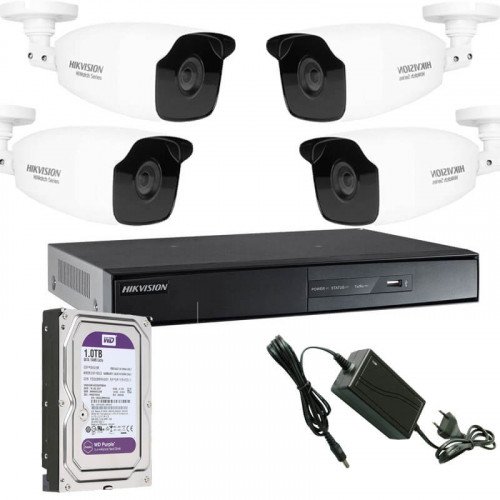 2MP Komplet video nadzora sa 4 kamere, snimačem I hard diskomKompleti za video nadzor