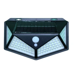 Zidna solarna lampa sa senzorom pokreta 100 LED 1000lm IP65