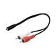 Audio kabel 2 x RCA utikač 0.2m - Kablovi Audio kabel 2 x RCA utikač 0.2m - Kablovi