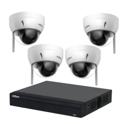 Bežični komplet video nadzora Dahua sa 4 dome IP kamere