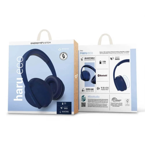Bluetooth slušalice Navy Haru ECO plave - Slušalice Bluetooth slušalice Navy Haru ECO plave - Slušalice