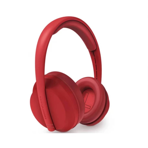 Bluetooth slušalice sa mikrofonom Hoshi ECO crvene - Slušalice Bluetooth slušalice sa mikrofonom Hoshi ECO crvene - Slušalice