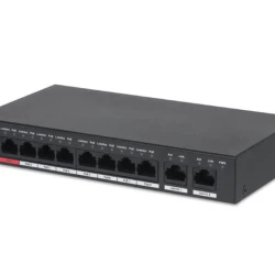 DAHUA PFS3010-8ET-96-V2 8 port PoE Fast Ethernet svič, 96W