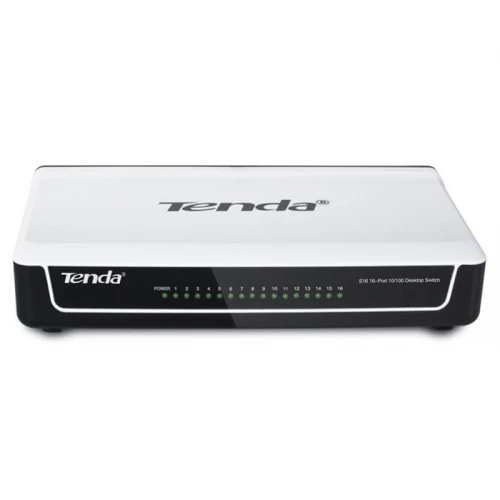 Desktop Switch TENDA S16 16-Port 10/100 - Ethernet svičevi
