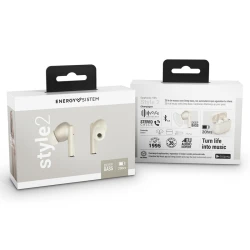 ENERGY SISTEM Style 2 Champagne True Wireless bubice, krem, BT 5.0