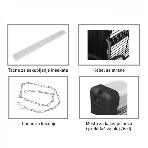 Električna zamka za insekte 2x18W - Ostala oprema Električna zamka za insekte 2x18W - Ostala oprema