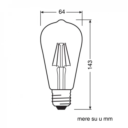 Filament LED sijalica dim. toplo bela 6.5W OSRAM - Led sijalice Filament LED sijalica dim. toplo bela 6.5W OSRAM - Led sijalice