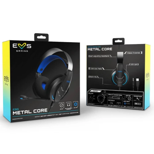 Gaming slušalice ESG Metal Core Blue (M45512) - Slušalice Gaming slušalice ESG Metal Core Blue (M45512) - Slušalice